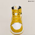 Nike Air Jordan 1 Mid women's shoes white/black/vivid sulfur 9