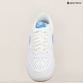 Men's Nike Court Vision Low white/gum yellow/university blue shoes 9