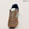 New Balance 574's V2 brown/royal blue shoes 11