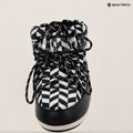 Women's Moon Boot Icon Low Optical black/white snow boots 11