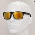 Oakley Holbrook XL matte black/prizm 24k polarized sunglasses 14