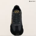 EA7 Emporio Armani Black & White Vintage triple black/ gold shoes 14