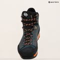 Men's trekking shoes SCARPA Zodiac TRK GTX petrol/rust orange 10