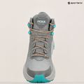 Men's hiking boots HOKA Trail Code GTX galactic grey/electric aqua 15