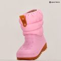 Crocs Classic Neo Puff Boot Toddler pink tweed/gum children's snow boots 9