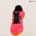 Mizuno Wave Lightning Z8 volleyball shoes radiant red/ white/ carrot curl 9