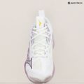 Women's volleyball shoes Mizuno Wave Momentum 3 Mid white/patrician purple/quince 9