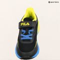 FILA Crusher V black / vallarta blue children's shoes 8