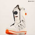 Salomon Launch Boa SJ Men's snowboard boots rainy day/birch/vibrant orange 7