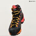 Men's La Sportiva Aequilibrium Hike GTX carbon/ yellow high-mountain shoe 9