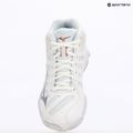 Women's volleyball shoes Mizuno Wave Voltage 2 Mid white/aleutian/cloud pink 9