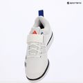 Men's adidas Powerlift 5 cloud white/ core black/ grey two weightlifting shoes 9