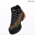 Men's SCARPA Rapid Xt Mid Gtx approach shoes caribou / rust orange 10