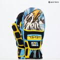 Level Ski Gloves Worldcup CF Mitt yellow/blue 8