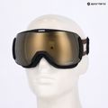 UVEX Downhill 2100 CV ski goggles black matt/mirror cooper green 7