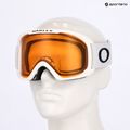 Oakley O-Frame 2.0 Pro L matte white/persimmon ski goggles 7