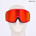 Oakley Target Line M redline/fire iridium ski goggles 10