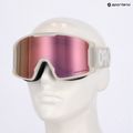 Oakley Line Miner M matte b1b cool grey/prizm rose gold iridium ski goggles 6