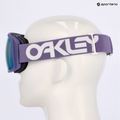 Oakley Flight Tracker M matte b1b lilac/prizm sapphire iridium ski goggles 6