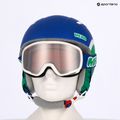 HEAD Children's Ski Helmet Mojo Set + Goggles Jr blue/green/silver red 8