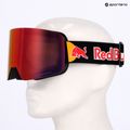 Red Bull SPECT Line ski goggles black/brown with red mirror/cloudy snow 7