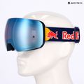 Red Bull SPECT Chute blue/purple with blue mirror/cloudy snow ski goggles 7