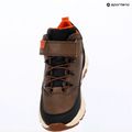 Geox Flexyper Plus brown cotto / black junior shoes 18