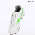 Men's football boots Mizuno Morelia II Club Md white/neon green/galaxy silver 9