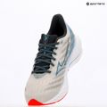 Men's running shoes Mizuno Wave Rider 28 nimbus cloud/blue pace/igniotion red 9