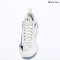 Mizuno Wave Dimension volleyball shoes white/bellwether blue/bel air blue 9