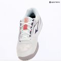 Mizuno Cyclone Speed 5 volleyball shoes white/violet indigo/camellia rose 9