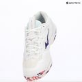 Mizuno Wave Stealth 6 shoes white/violet indigo/camellia rose 9
