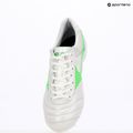 Men's football boots Mizuno Morelia II Japan Md white/neon green/galaxy silver 9