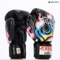 Men's boxing gloves YOKKAO Flames black 12