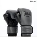 Everlast Powerlock 2 charocal boxing gloves 8