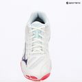Mizuno Wave Voltage 2 volleyball shoes white/violet indigo/camellia rose 9