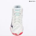 Women's volleyball shoes Mizuno Wave Voltage 2 Mid white/violet indigo/camellia rose 9