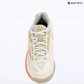 Women's tennis shoes Mizuno Break Shot 4 AC snow white/ neon flame/ ghost gray 9
