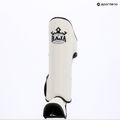 Tibia and foot protectors RAJA BOXING Lightweight Shin Guards Genuine Leather white 8
