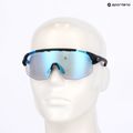 Tifosi Sledge Lite Clarion Fototec matte black/clarion blue photochromic sunglasses 7