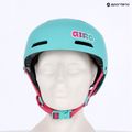 Giro Dime FS matte screaming teal children's bike helmet 7