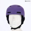Giro Crue matte purple children's ski helmet 7