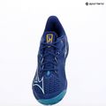 Men's tennis shoes Mizuno Wave Exceed Tour 6 CC bellwether blue/ white/ fjord blue 12