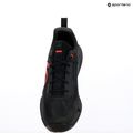 Men's adidas FIVE TEN Trailcross LT core black/pure ruby/grey three platform cycling shoes 9