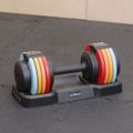 TREXO 25 kg adjustable dumbbell multicolour 12