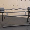 TREXO 36 kg adjustable barbell set 16