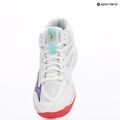 Women's volleyball shoes Mizuno Thunder Blade Z Mid white/violet indigo/camellaros 11