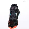Volleyball shoes Mizuno Wave Lightning Z8 Mid black/neon flame/peacock blue 11