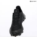 Women's running shoes Salomon Alphacross 5 black/black/ebony 11