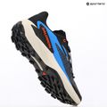 Men's running shoes Salomon Genesis black/french blue/cherry tomato 13